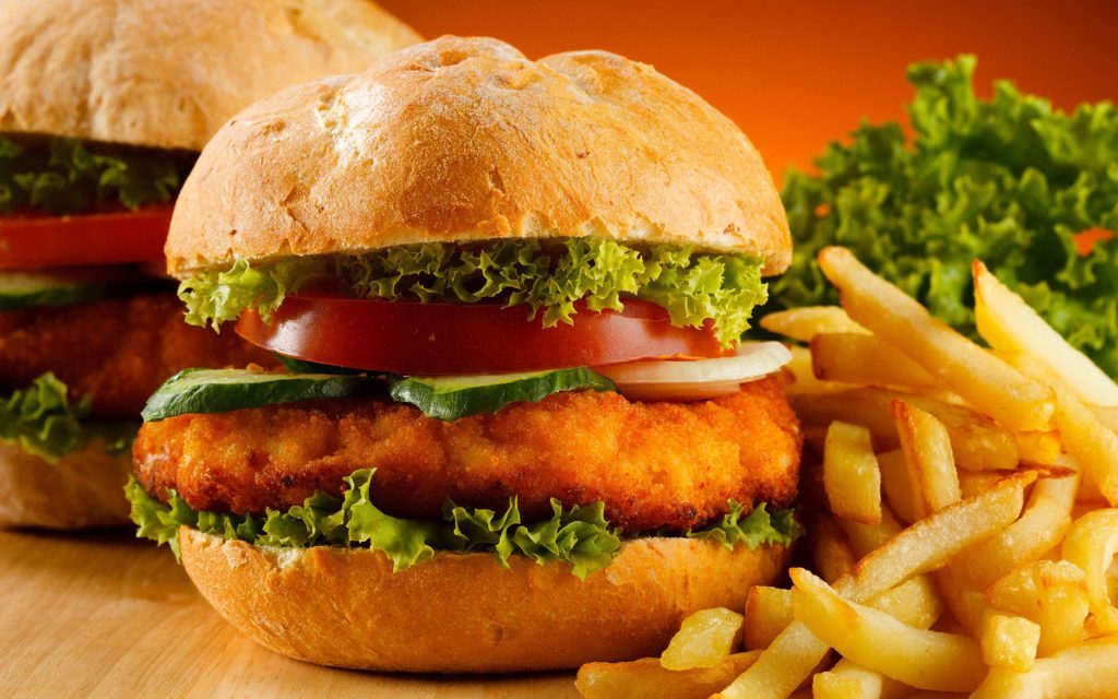 Chicken Schnitzel Burger