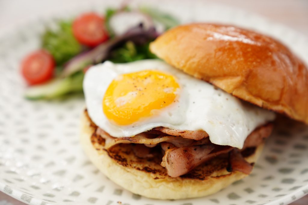 bacon and egg roll new